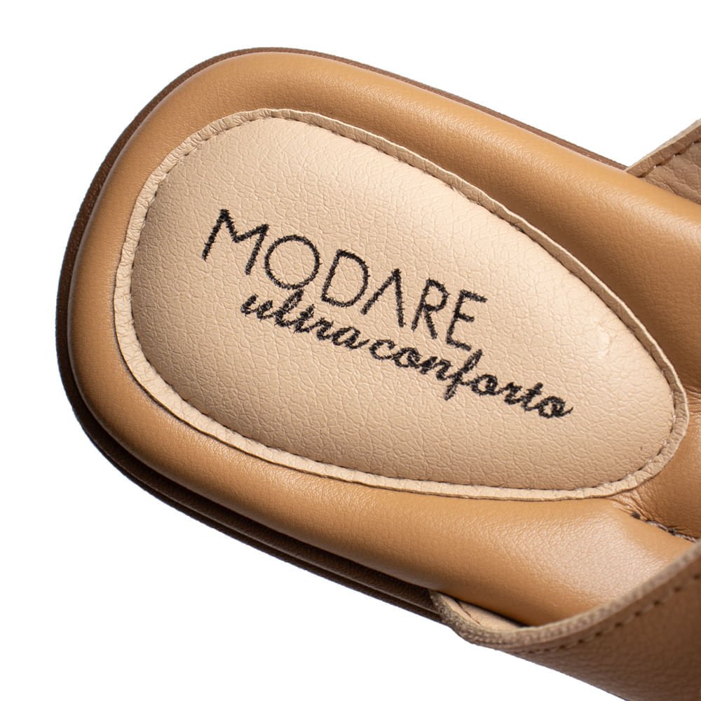 Rasteira Feminina Modare com Fivela Bege Escuro Bege Escuro 6