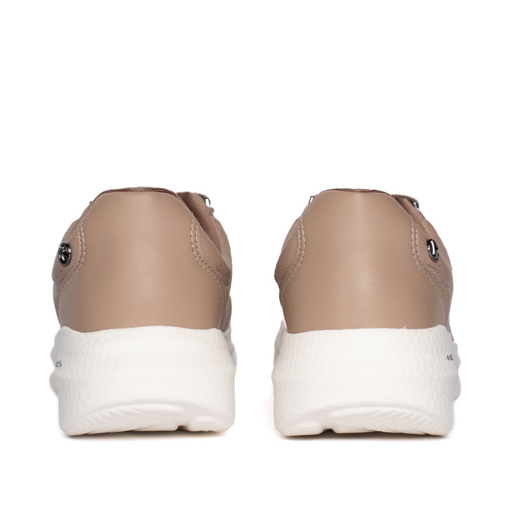 Tênis Feminino Kolosh Esportivo Calce Fácil Marrom Claro Marrom Claro 3