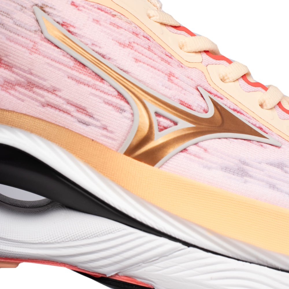 Tênis Feminino Mizuno Wave Creation 26 Carbono Rosa Claro Rosa Claro 5