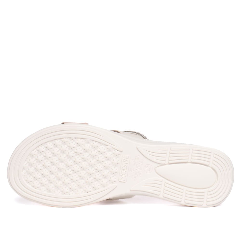 Tamanco Feminino Modare Com Tira de Strass Rosa/branco Rosa/Branco 2