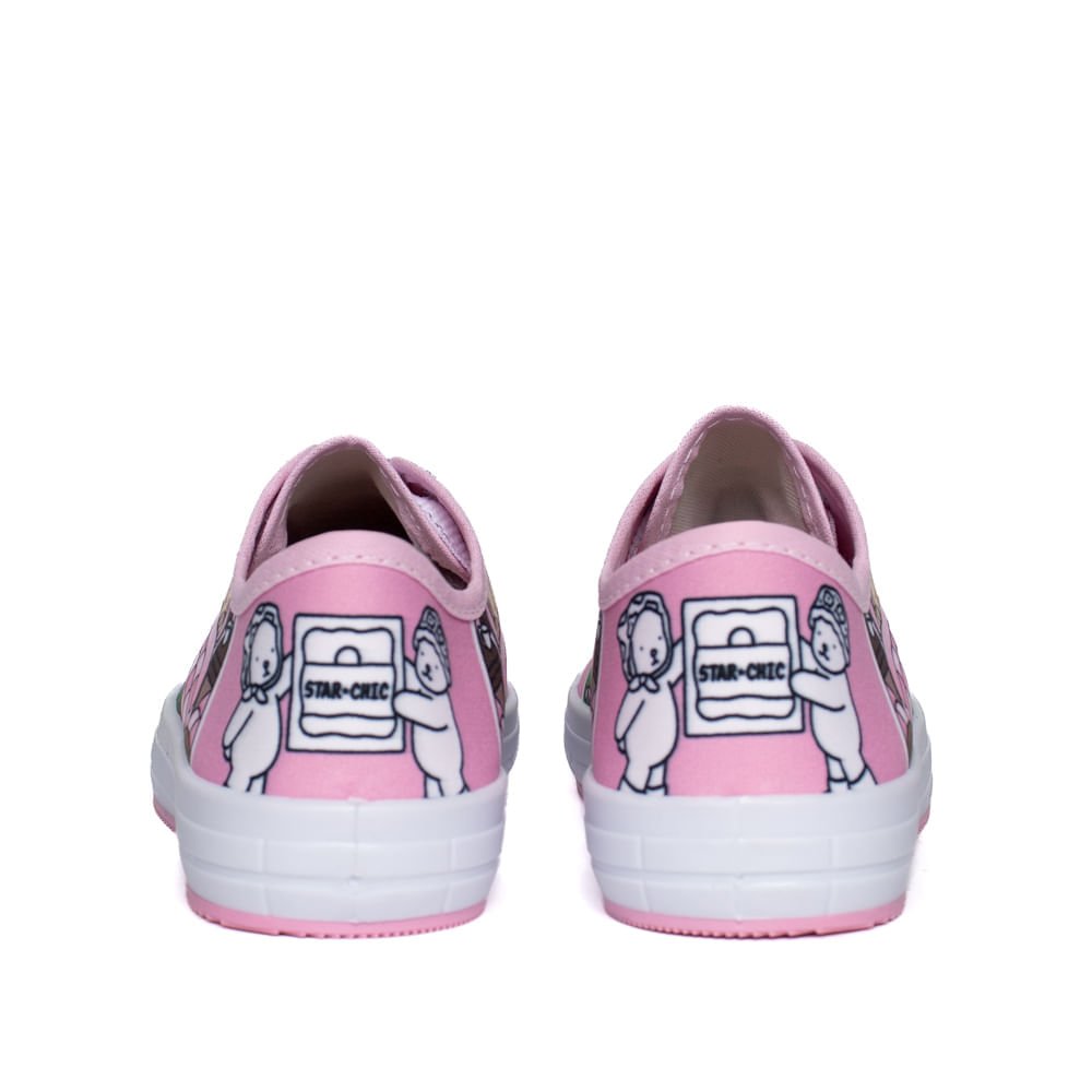 Tênis Infantil Winipeg Bobbie Goods Rosa/Branco Rosa/Branco 3