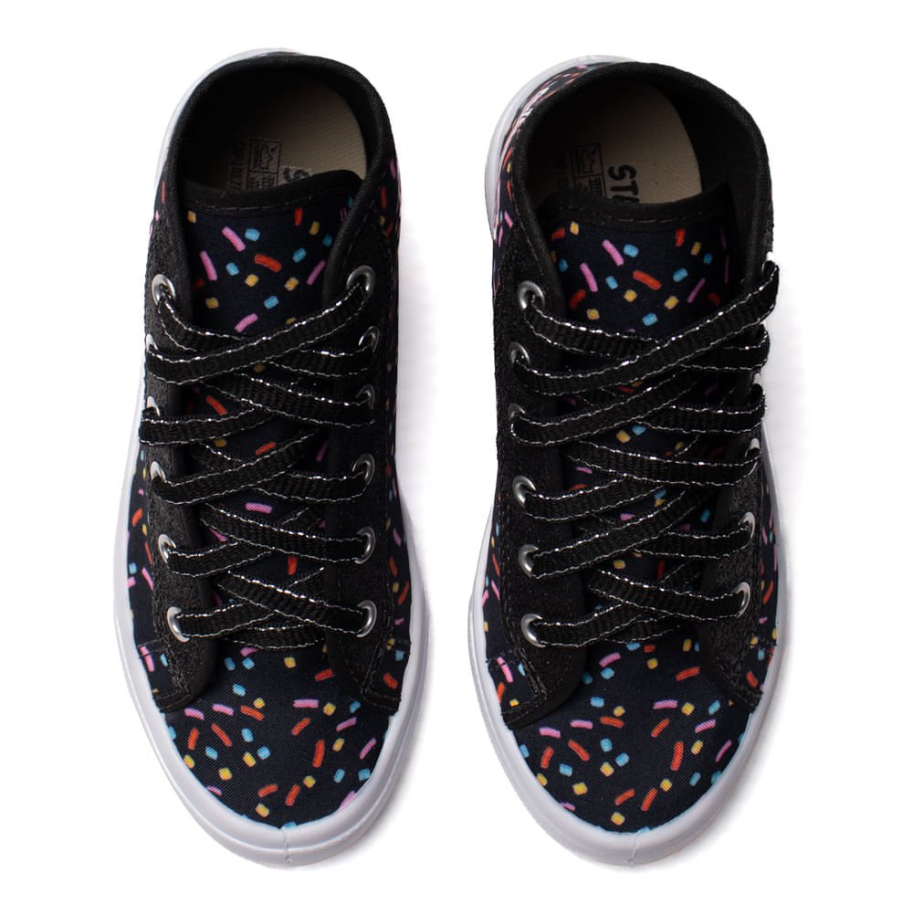 Tênis Infantil Winipeg Capivara Donut Preto/Rosa Preto/Rosa 4