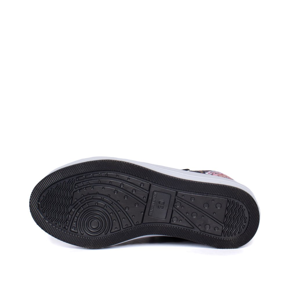 Tênis Infantil Winipeg Capivara Donut Preto/Rosa Preto/Rosa 2