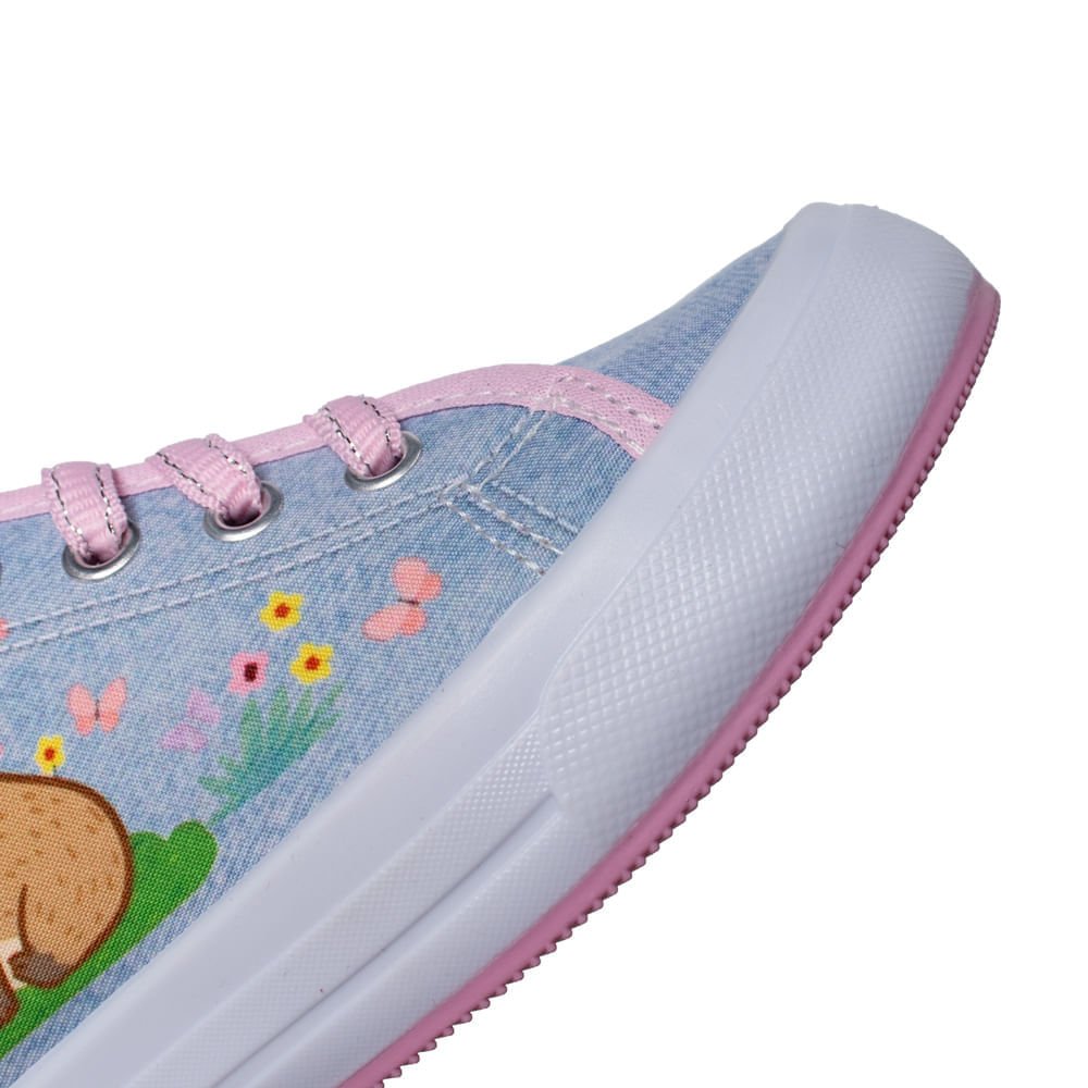 Tênis Infantil Winipeg Capivaras Azul Claro/Rosa Azul/Rosa 3