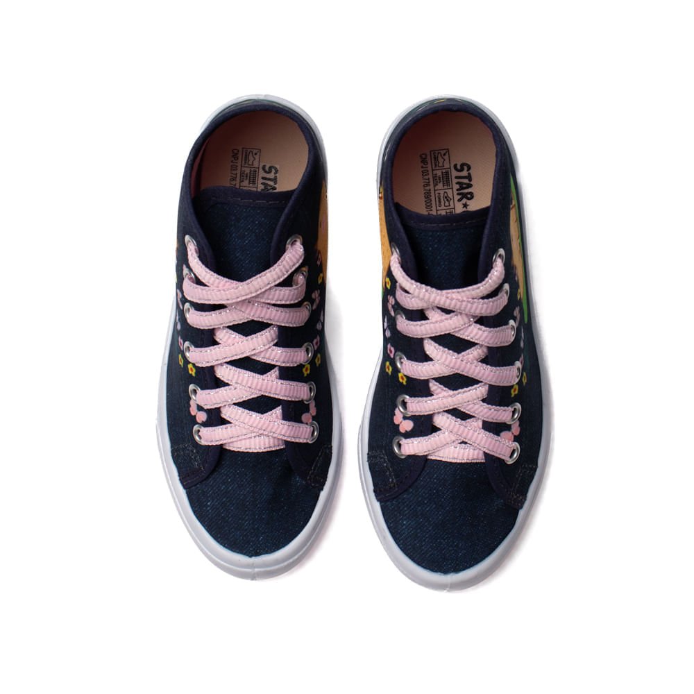 Tênis Infantil Winipeg Capivaras Azul Escuro/Rosa Azul/Rosa 4