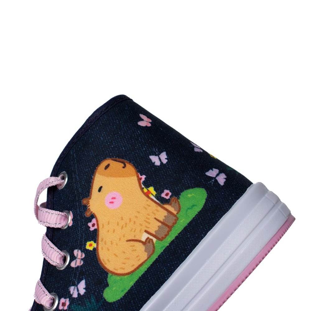 Tênis Infantil Winipeg Capivaras Azul Escuro/Rosa Azul/Rosa 5