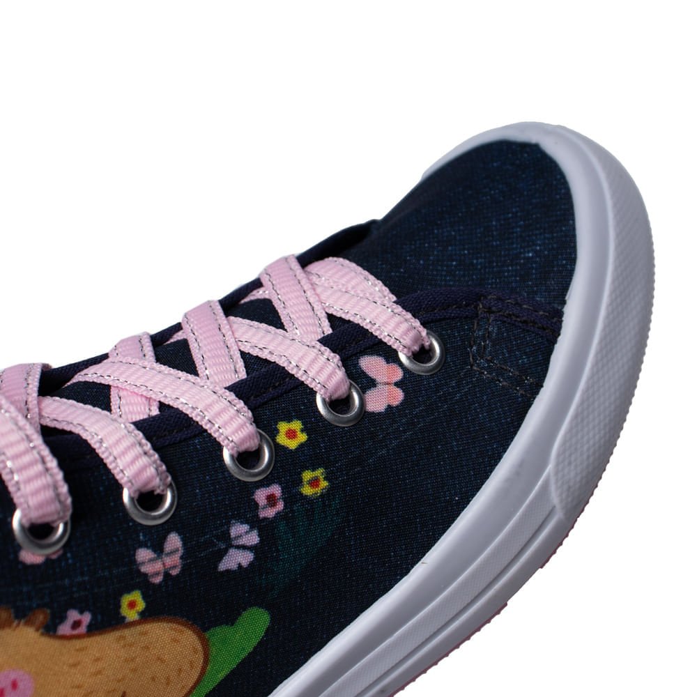 Tênis Infantil Winipeg Capivaras Azul Escuro/Rosa Azul/Rosa 6