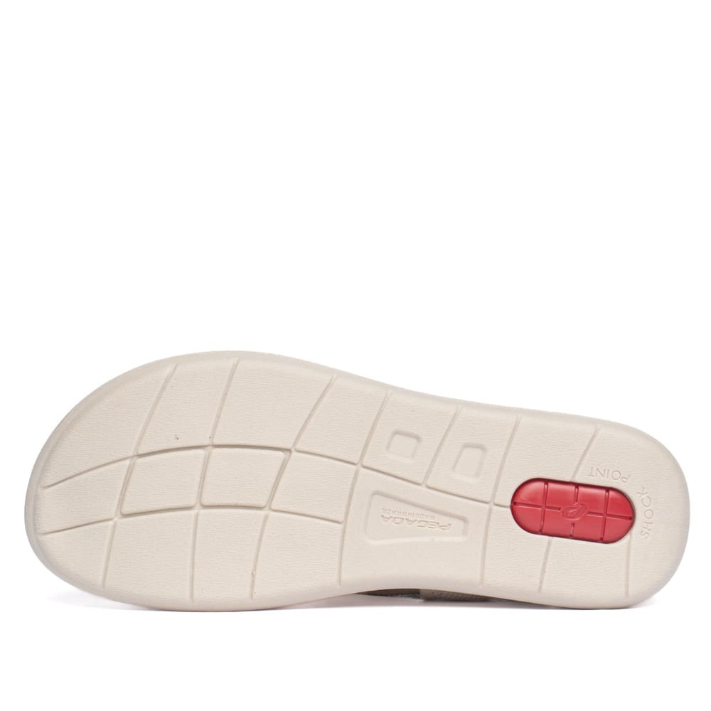 Sandália Feminina Pegada Knit Amortech Off White/Bege Off White 2