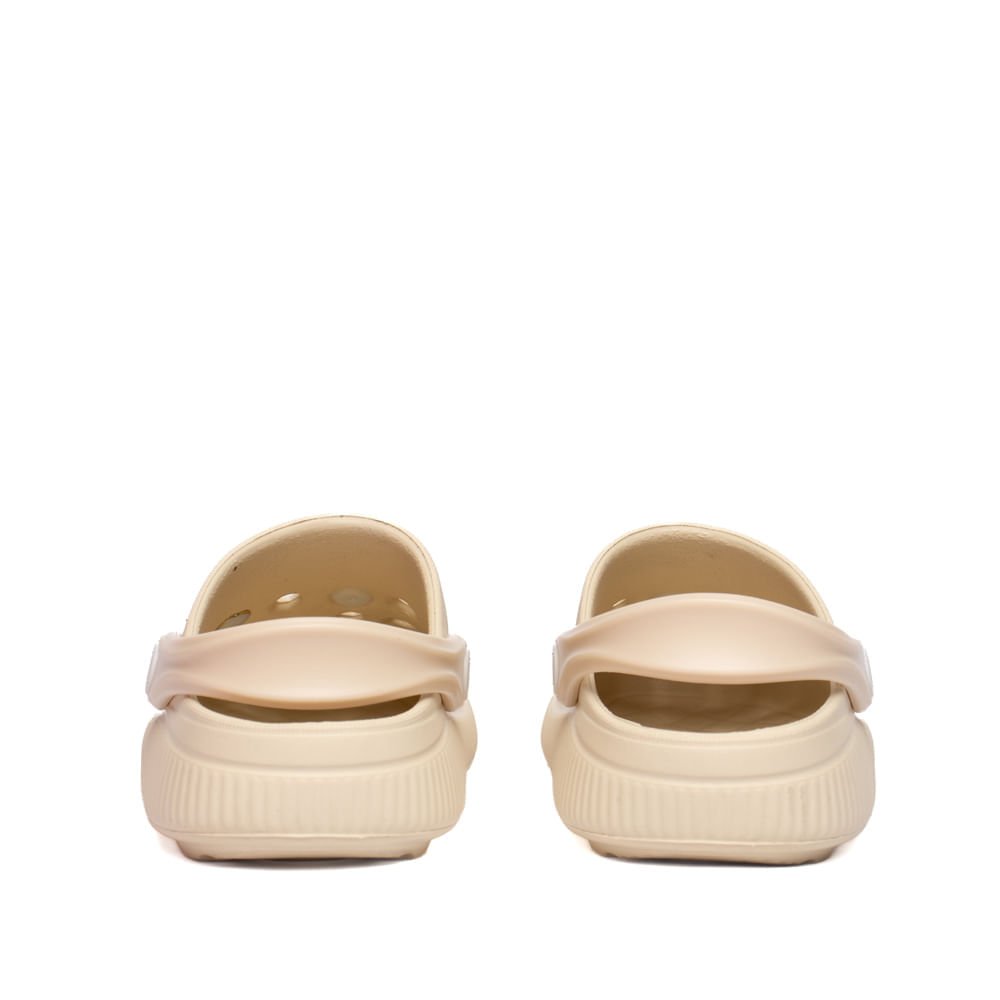 Sandália Babuche Infantil Molekinha Pins Decorativos Creme Bege 3