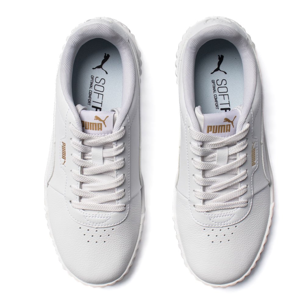 Tênis Feminino Puma Carina 3.0 Formstrip Branco Branco 4