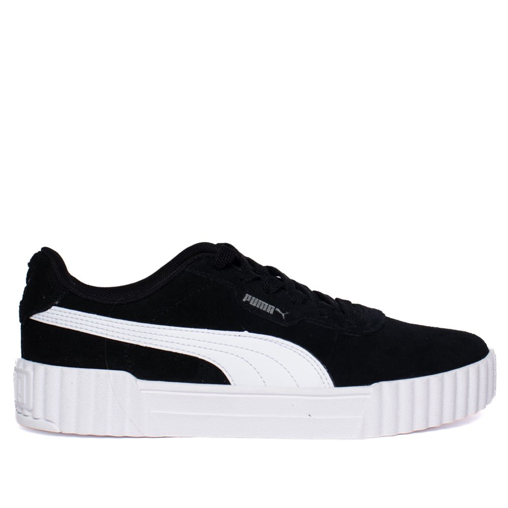 Tênis Feminino Puma Carina 3.0 Formstrip Preto/Branco