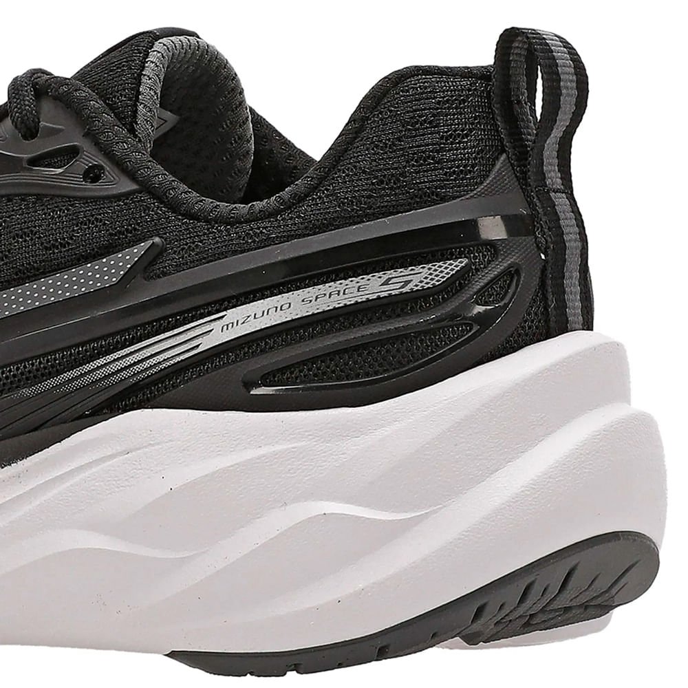 Tênis Infantil Mizuno Space 5 Softier Foam Preto/Branco Preto/Branco 6