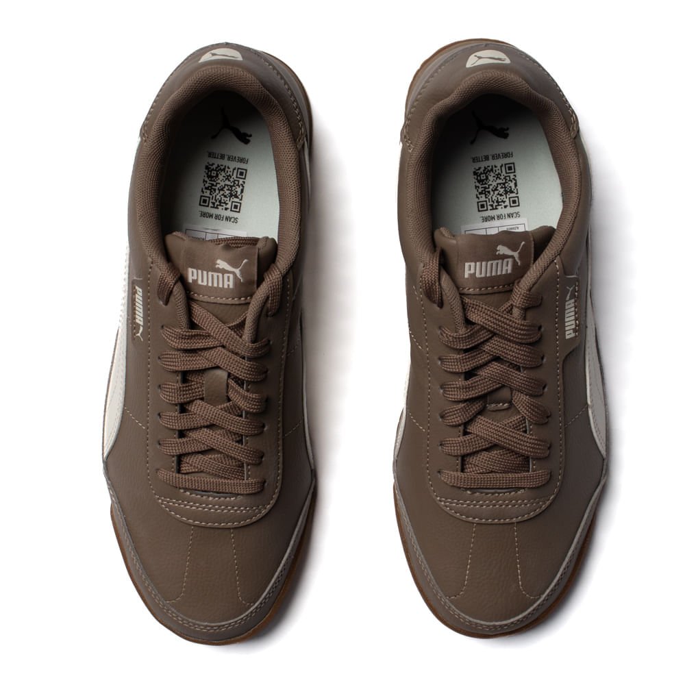 Tênis Masculino Puma Turino II SoftFoam+ Marrom/Branco Marrom/Branco 4