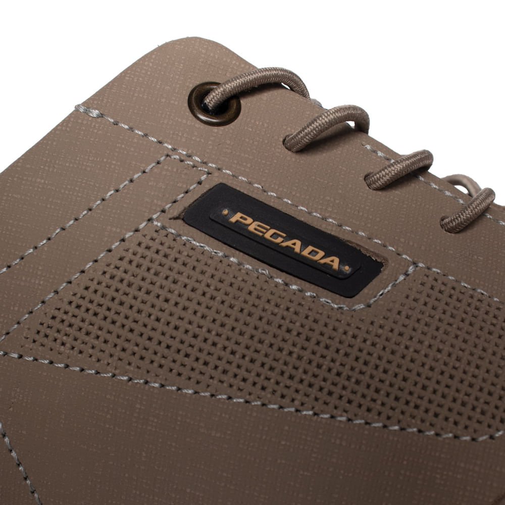 Sapatênis Masculino Pegada Couro Delta Levitech Bege Escuro Bege Escuro 5