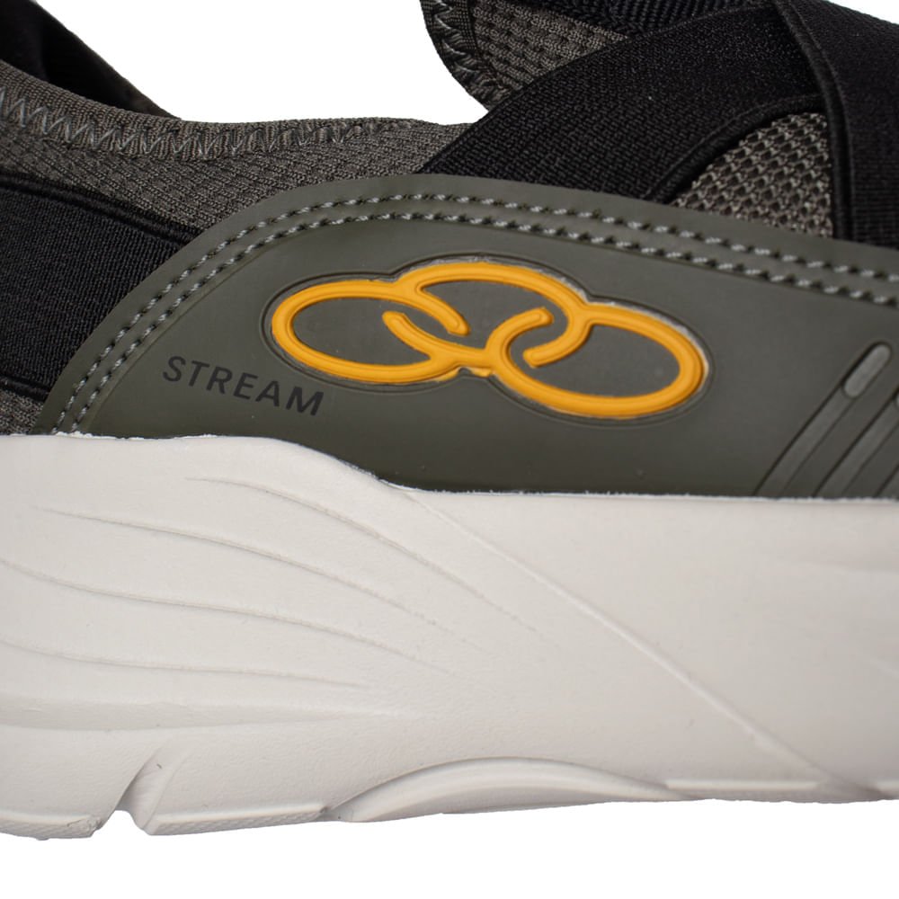 Tênis Infantil Olympikus Stream EVASENSE Verde Militar/Preto Verde/Preto 5