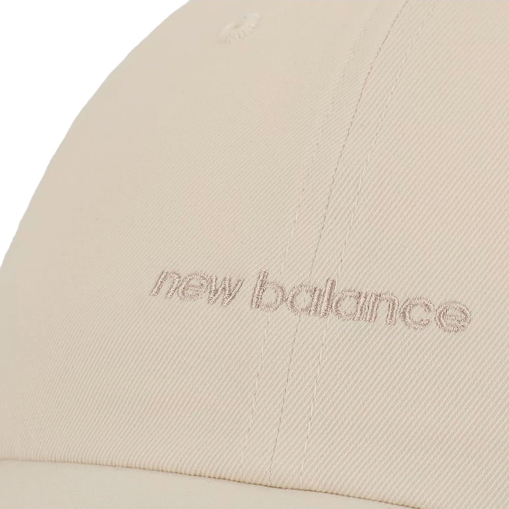 Boné Unissex New Balance Panel Lifestyle Flat Off White Off White 3