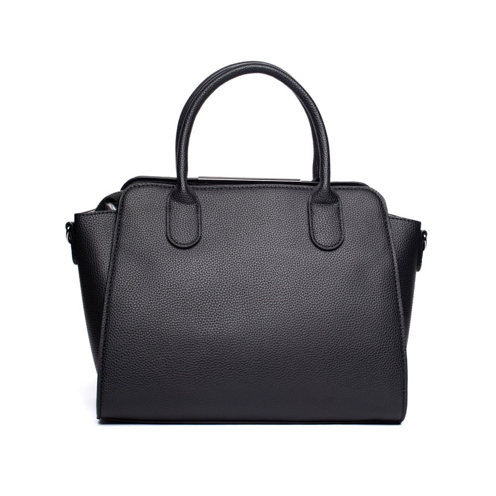 Bolsa Feminina Dakota Transversal Napa Média Preta Preto 2
