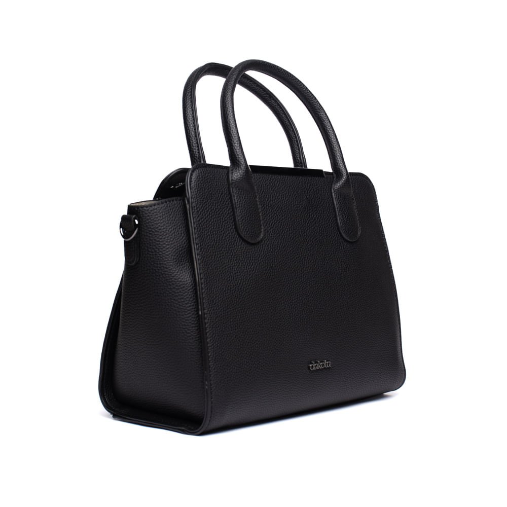 Bolsa Feminina Dakota Transversal Napa Média Preta Preto 3