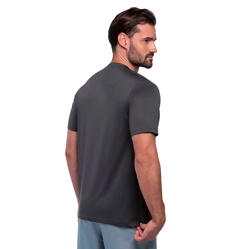 Camiseta Masculina Mizuno Energy 2.0 Treino Cinza Escuro Cinza Escuro 2
