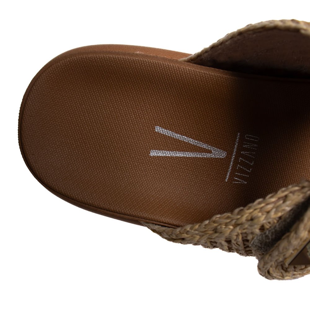 Chinelo Feminino Vizzano Flatform Tira Bege/Marrom Bege/Marrom 5