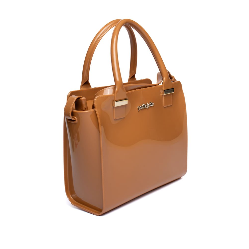 Bolsa Feminina Petite Jolie Alça De Mão/Transversal Caramel Caramelo 3
