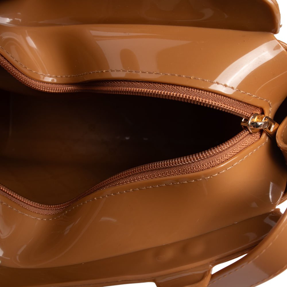 Bolsa Feminina Petite Jolie Alça De Mão/Transversal Caramel Caramelo 4