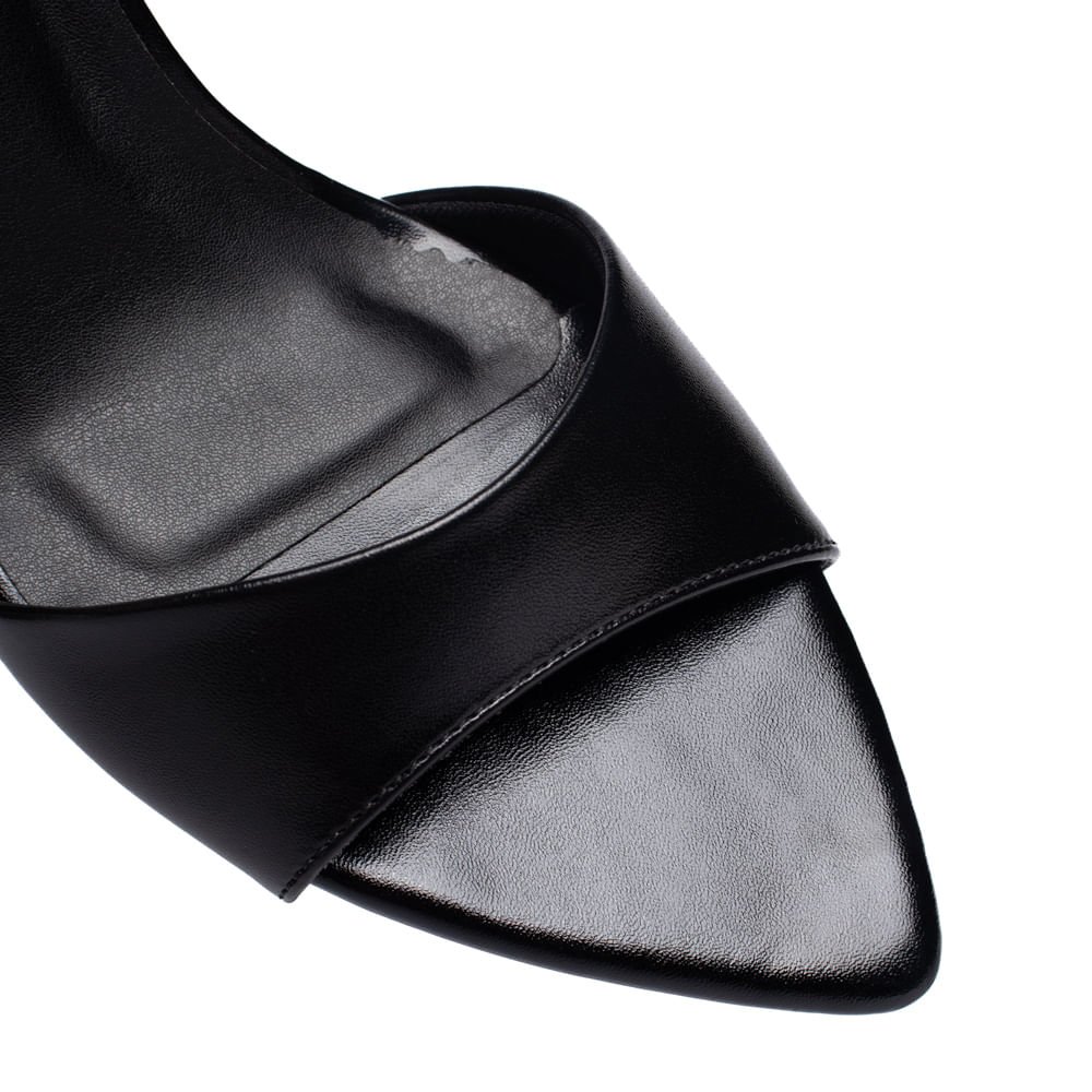 Sandália Feminina Bebecê Napa Salto Fino Preto Preto 4