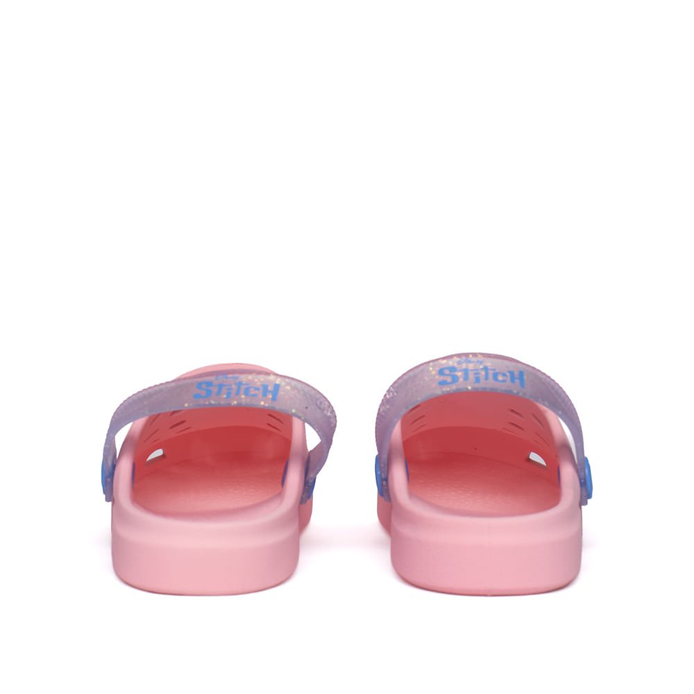 Sandália Babuche Infantil Grendene Stitch Rosa/Azul Rosa 3