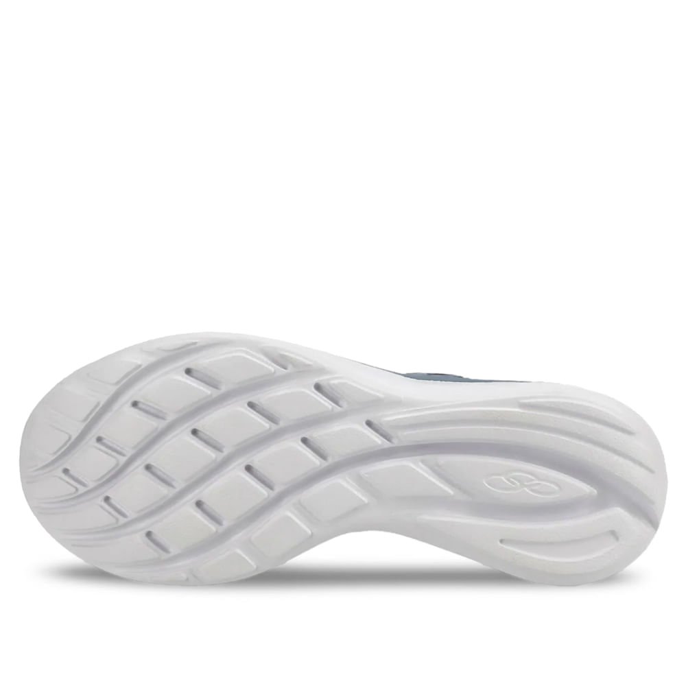 Tênis Feminino Olympikus Apolis Evasense Azul Marinho/Branco Cinza/Marinho 2