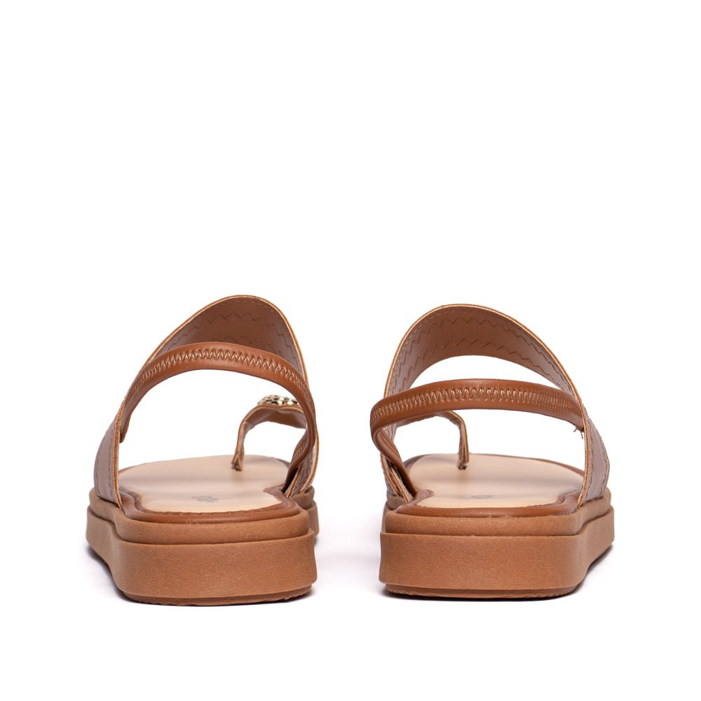 Sandália Feminina Mississipi Napa Flatform Caramelo Caramelo 3