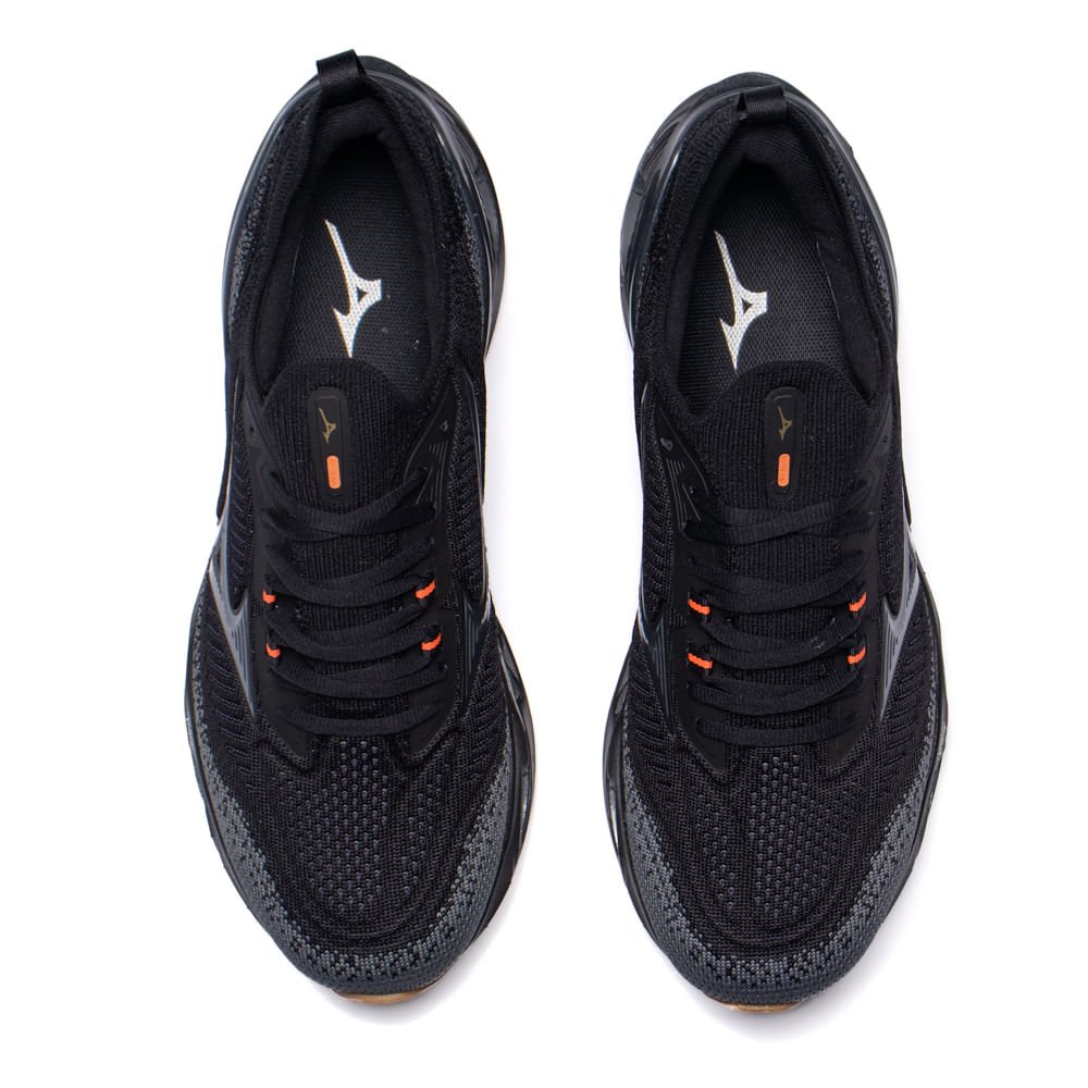 Tênis Masculino Mizuno Wave Endeavor 3 Amortecimento Preto Preto 4