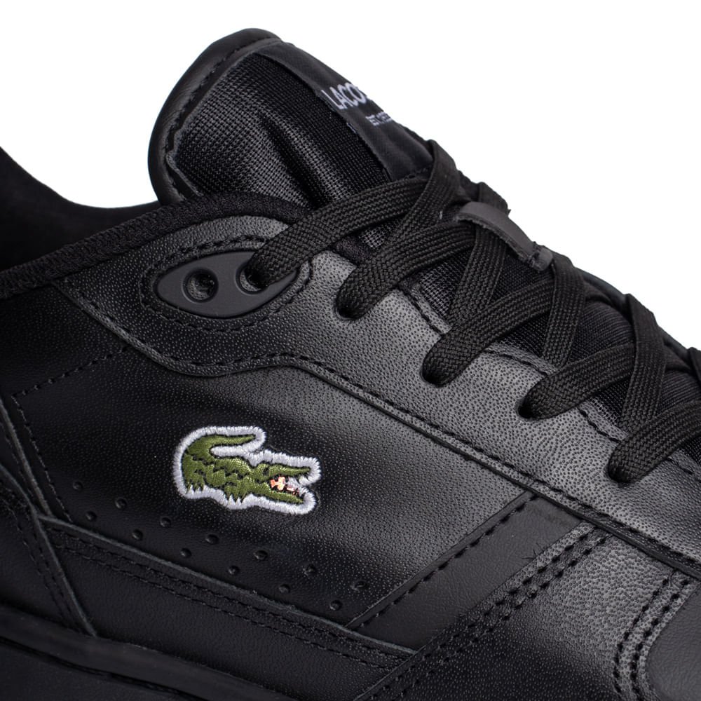 Tênis Masculino Lacoste T-Clip Set Ortholite Preto Preto 5