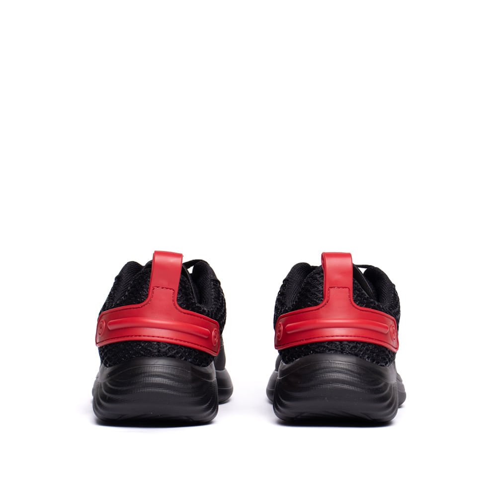 Tênis Infantil Molekinho Napa Floather Preto/vermelho Preto/Vermelho 3