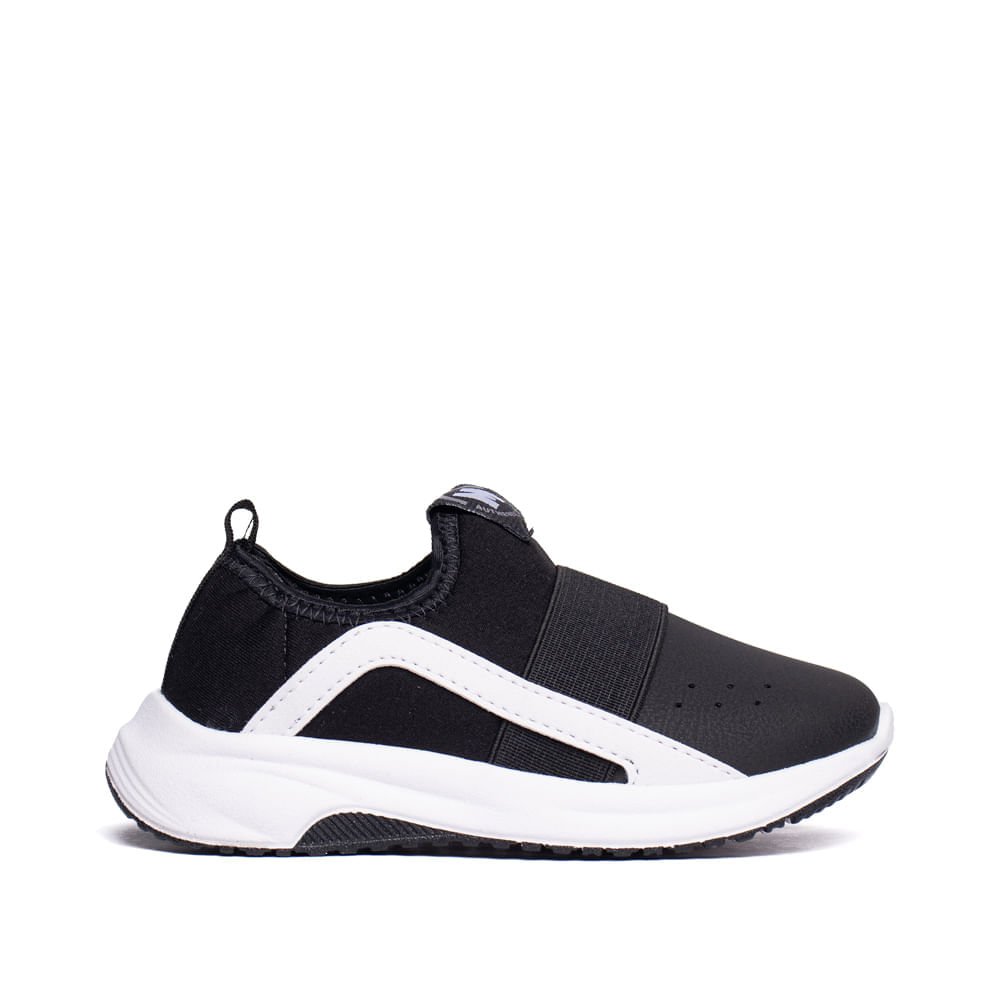 Tênis Infantil Molekinho Malha Neoplex Slip-in Preto