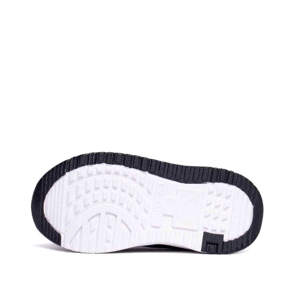 Tênis Infantil Molekinho Malha Neoplex Slip-in Preto Preto 2