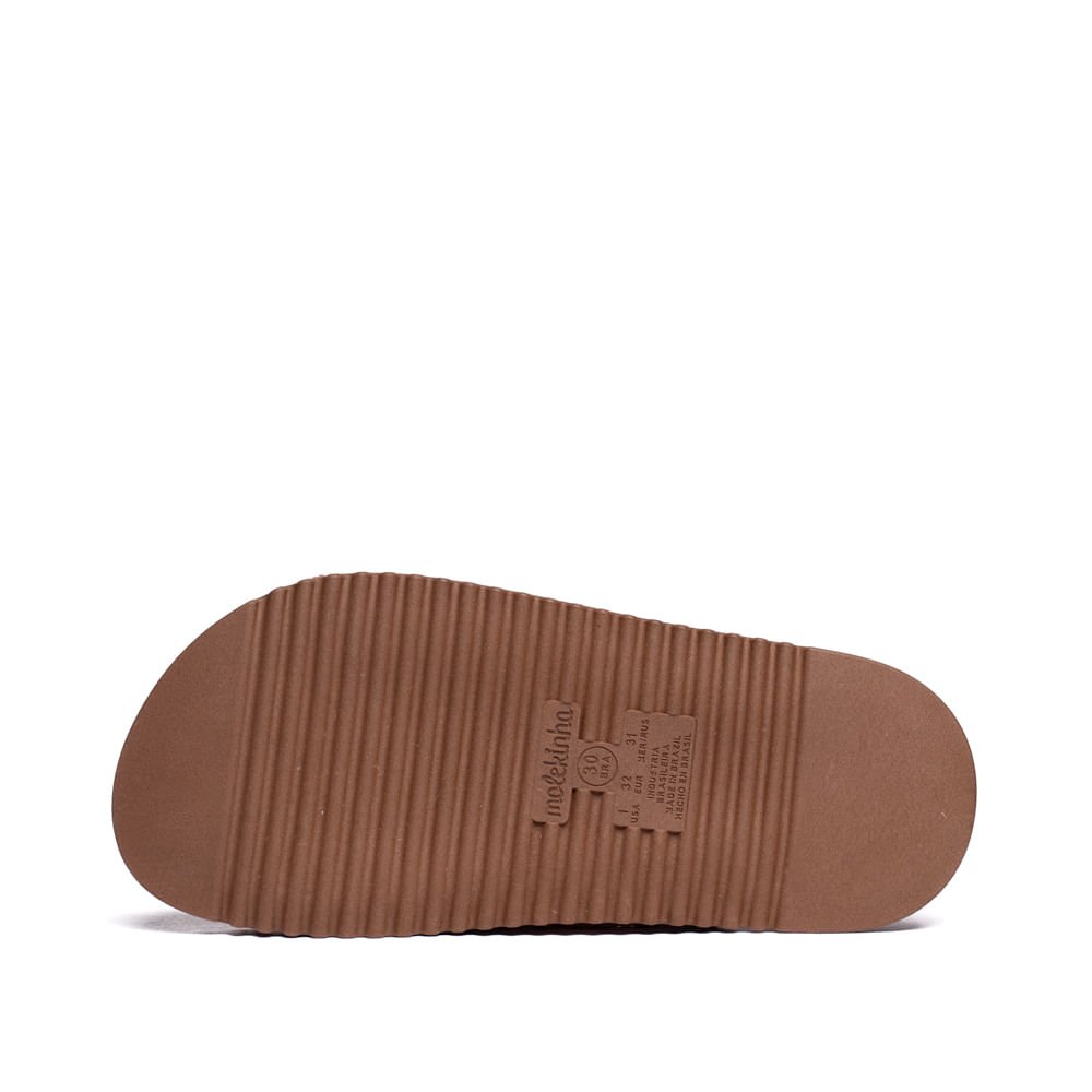 Chinelo Infantil Molekinha Fivelas Brilho Rosé Rose 3