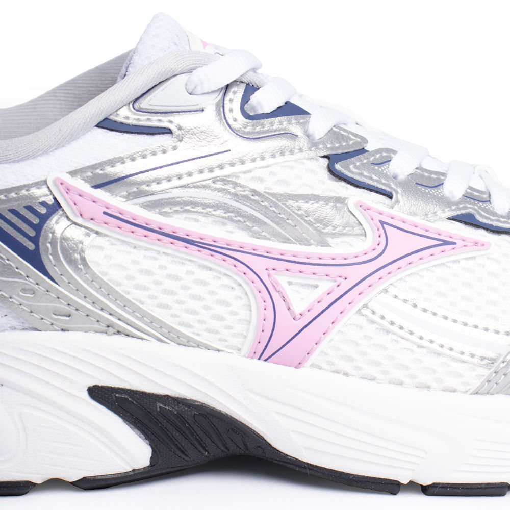 Tênis Feminino Mizuno CSD Sport Têxtil Branco/Rosa Branco/Rosa 4