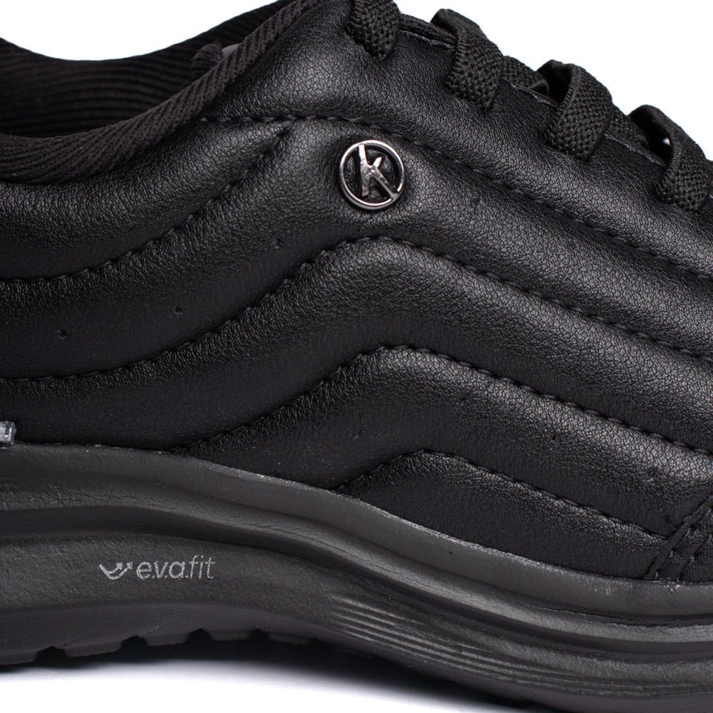 Tênis Feminino Kolosh Casual Frequency Preto Preto 5