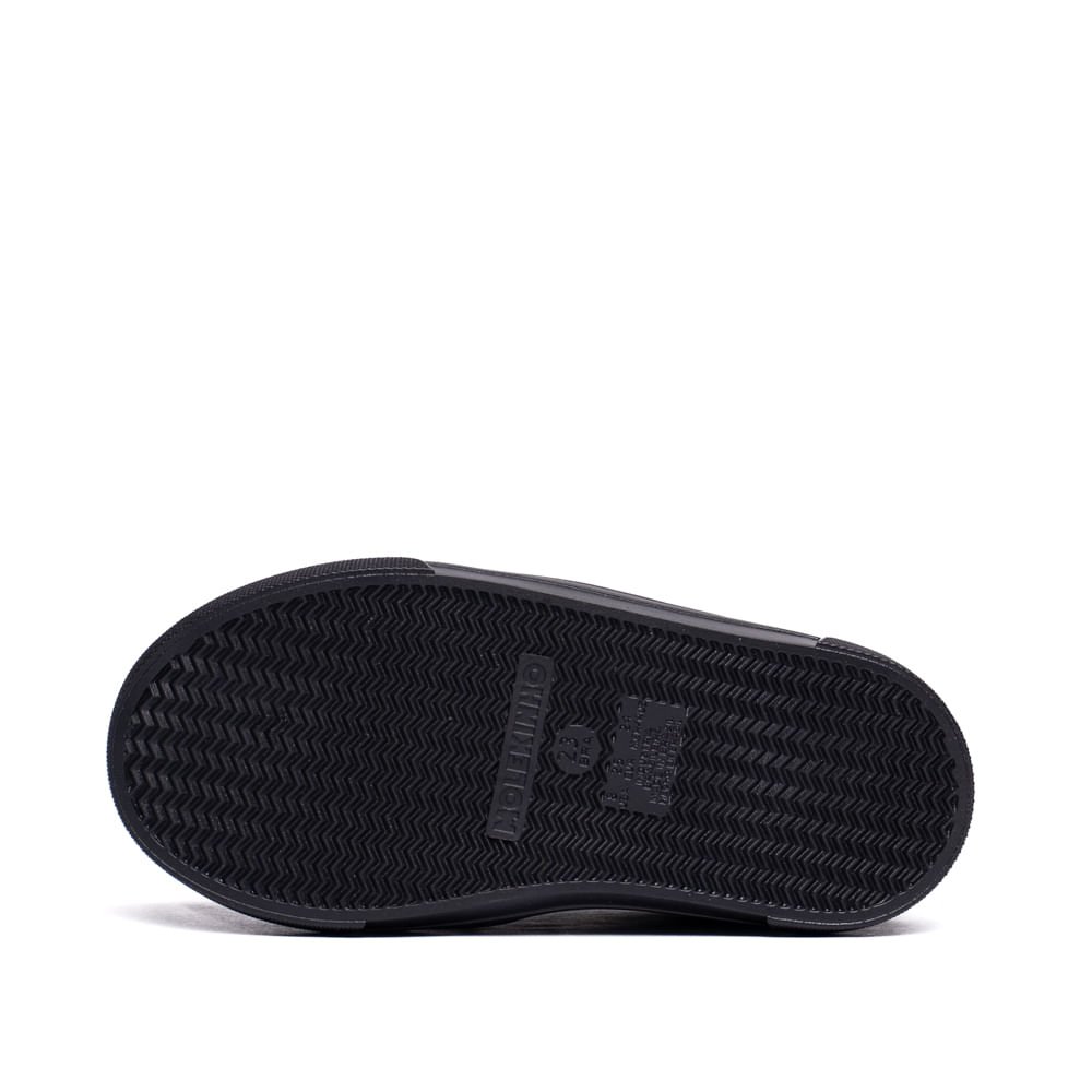 Tênis Infantil Molekinho Napa Moscou Slip-in Preto Preto 2