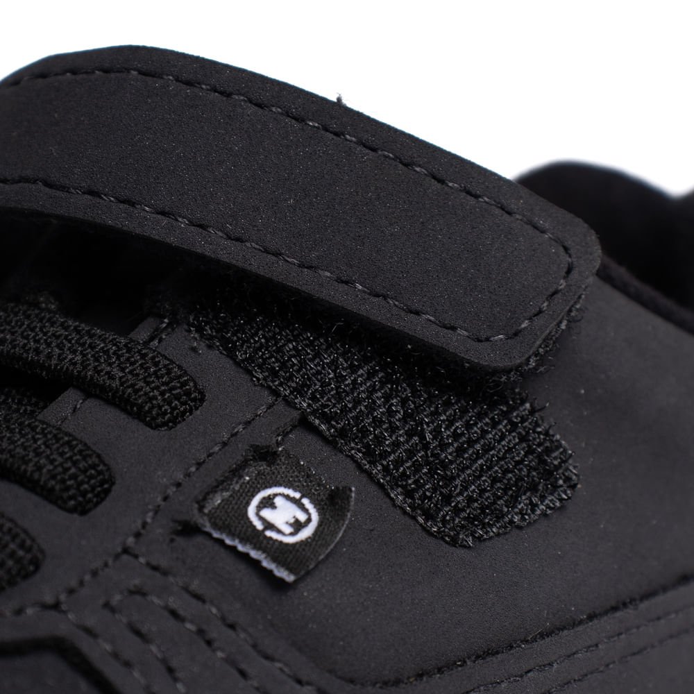 Tênis Infantil Molekinho Napa Moscou Slip-in Preto Preto 6