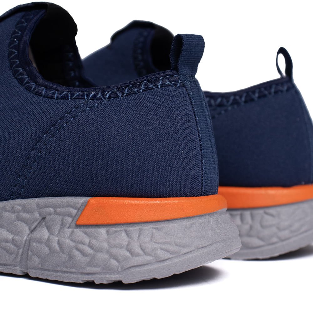 Tênis Infantil Molekinho Malha Neoplex Slip-in Marinho/Cinza Marinho/Cinza 6