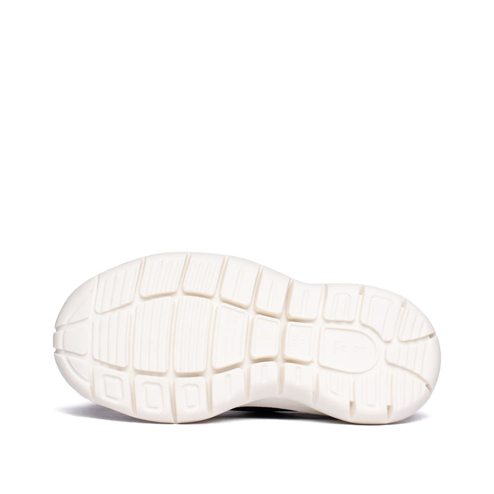 Tênis Infantil Novopé Flexível Glitter Preto/Branco/Pink Preto/Branco 2