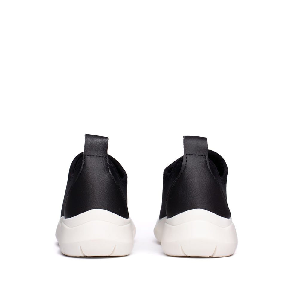 Tênis Infantil Novopé Flexível Glitter Preto/Branco/Pink Preto/Branco 3