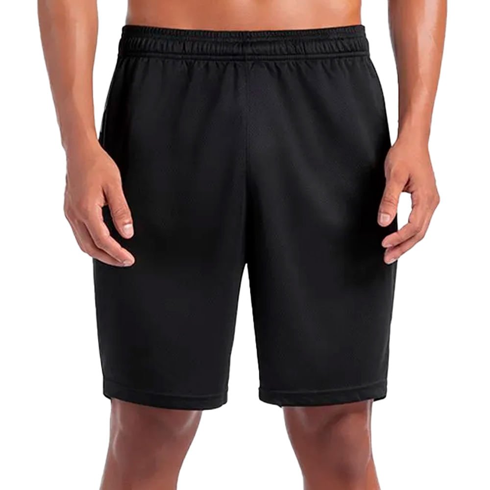 Bermuda Masculina Olympikus Line Mesh 7 Preto/Cinza