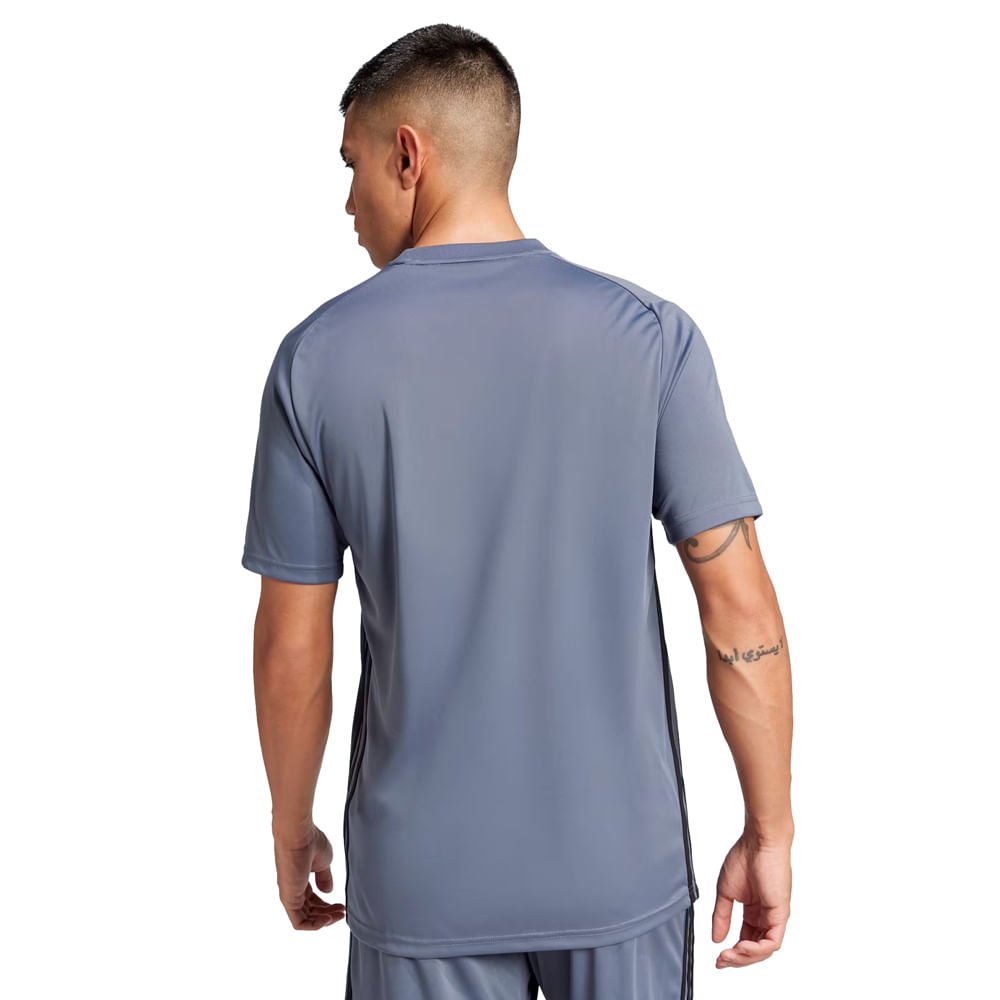 Camisa Masculina Adidas Tiro Essentials Slim Cinza Cinza 2
