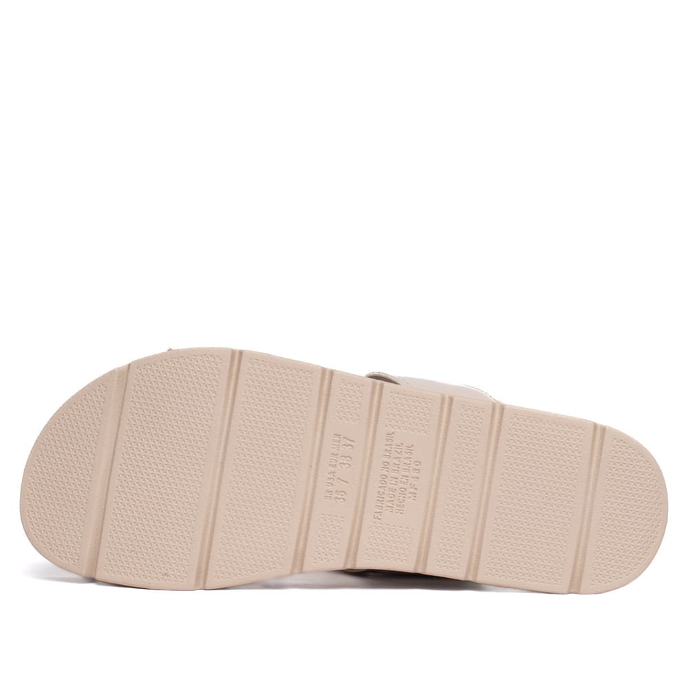 Sandália Feminina Mississipi Flatform Napa Bege Bege 2