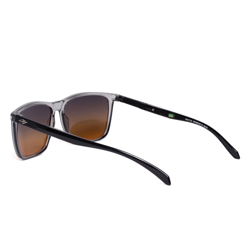 Óculos Unissex Mormaii Jaimpur UVA/UVB Cinza/Preto Cinza/Preto 3