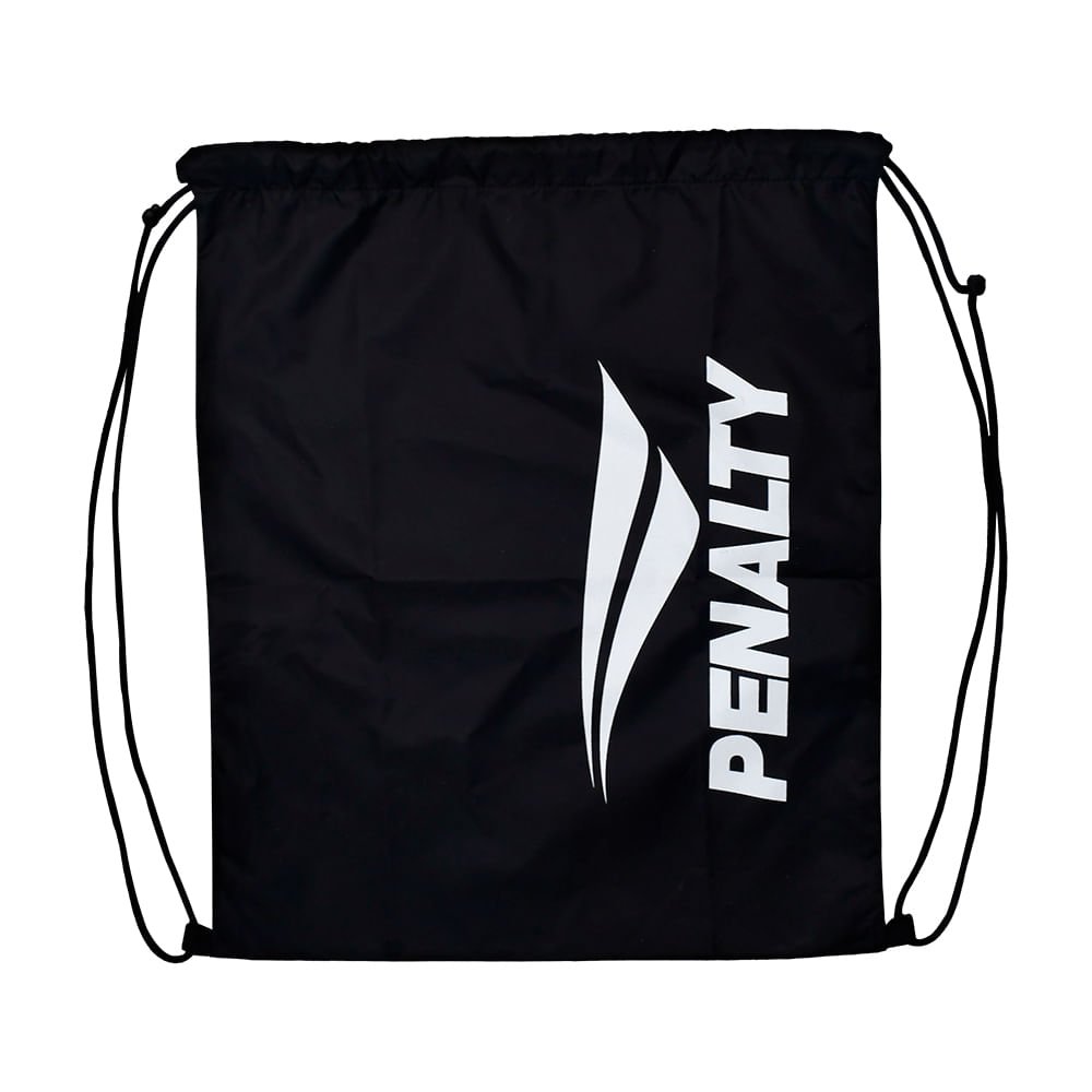 Gym Bag Penalty Estampa Logo Frontal Preto/Branco