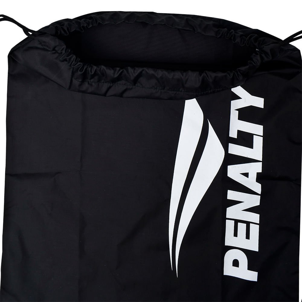 Gym Bag Penalty Estampa Logo Frontal Preto/Branco Preto/Branco 3