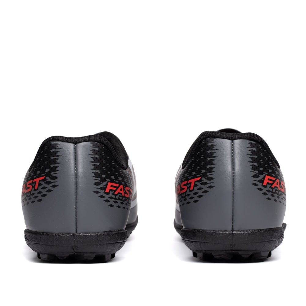 Chuteira Masculina Umbro Society Fast II Cinza/Branco Cinza/Branco 3